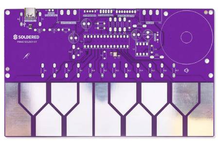 Pájecí sada pro klavír - vzdělávací sada pro výuku pájení - ATmega328P - Pájené 333181