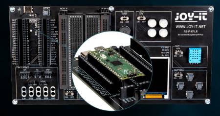 Explorer Board - výuková a prototypovací deska pro Raspberry Pi Pico / Pico W - Joy-IT RB-P-XPLR