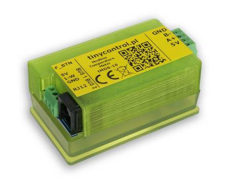 Tinycontrol tMDS-16 - měřič teploty - Modbus RTU - až 16 senzorů DS18B20