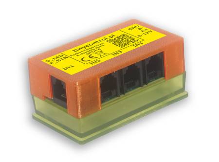 Tinycontrol tMTH-4 - měřič teploty a vlhkosti - Modbus RTU - až 4 senzory AHT20 / AM2301B